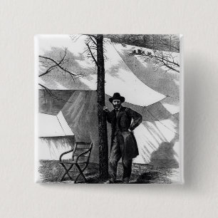 Generalleutnant Ulysses S. Grant Button