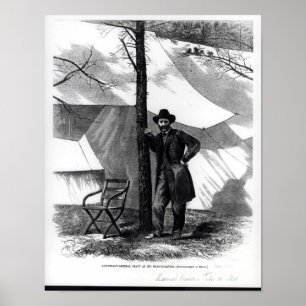 Generalleutnant Ulysses S. Grant Poster