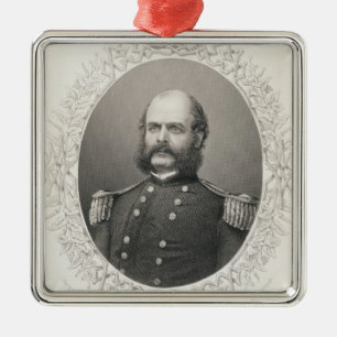 Generalmajor Ambrose Everett Burnside Ornament Aus Metall