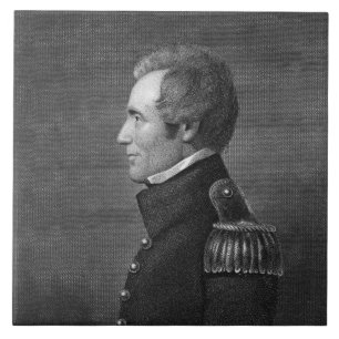Generalmajor Edmund Pendleton Gaines (1777-1849) Fliese