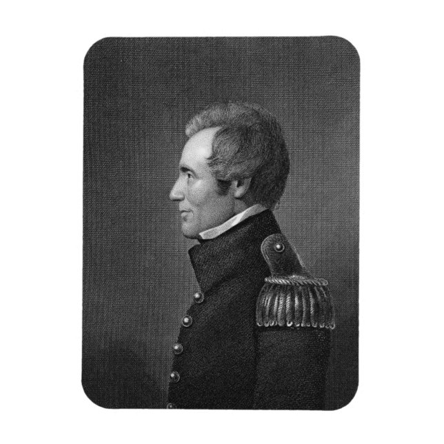 Generalmajor Edmund Pendleton Gaines (1777-1849) Magnet (Vertikal)