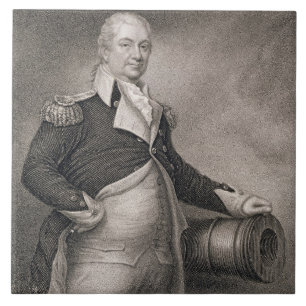Generalmajor Henry Knox (1750-1806) graviert durch Fliese
