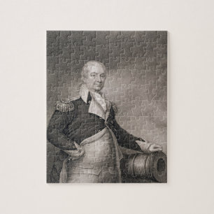 Generalmajor Henry Knox (1750-1806) graviert durch Puzzle