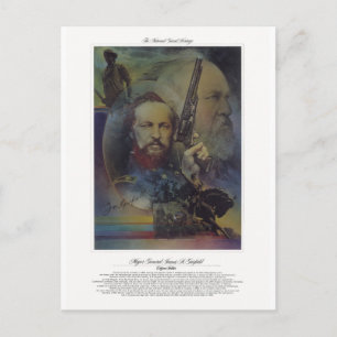 Generalmajor James A. Garfield Citizen Soldier Postkarte