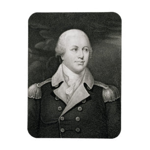 Generalmajor Nathaniel Greene (1742-86), graviert Magnet