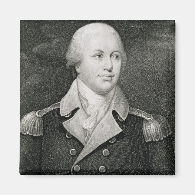 Generalmajor Nathaniel Greene (1742-86), in Gravur Magnet (Vorne)