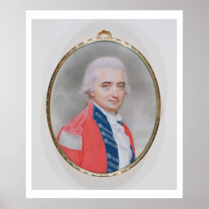 Generalmajor Sir Barry Nah (d.1813) 1794 (w/c Poster