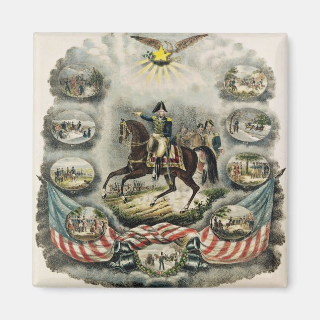 Generalmajor William Henry Harrison, c.1813 Magnet (Vorne)