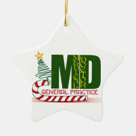 GENERALPRAXIS PHYSICIAN CHRISTMAS MERRY KERAMIK ORNAMENT