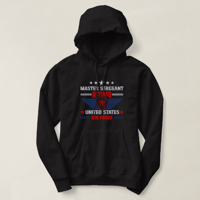 Generalstabschef der ermüdeten Luftstreitkräfte Hoodie (Design vorne)