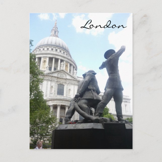 Generalstatue st pauls postkarte (Vorderseite)