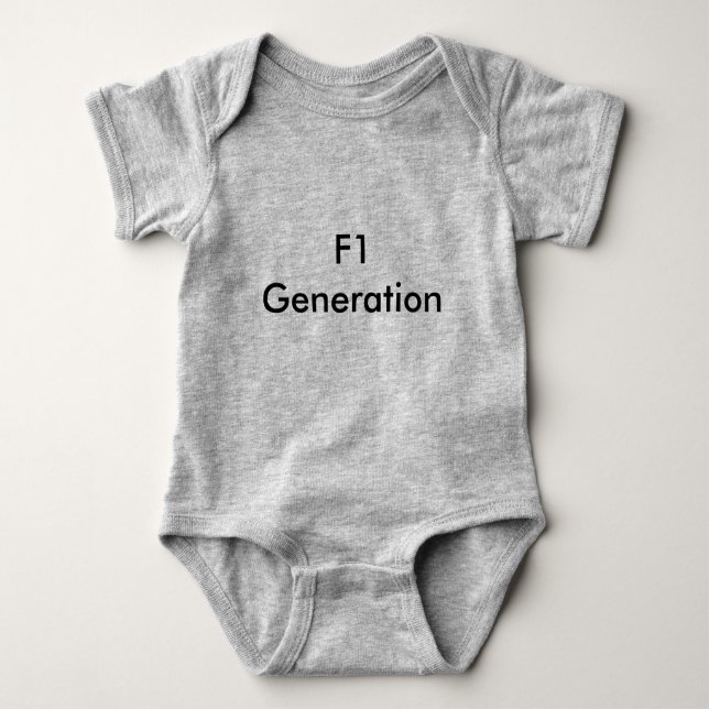 Generation F1 Baby Strampler (Vorderseite)