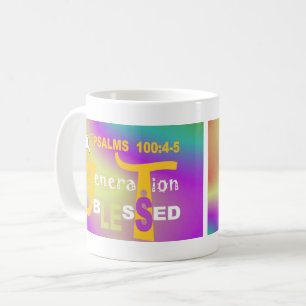 Generation gesegnet (EngEsp) Tasse