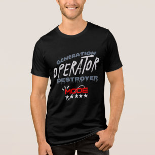 Generation Operator Zerstörer-Modus Tri-Blend Shirt