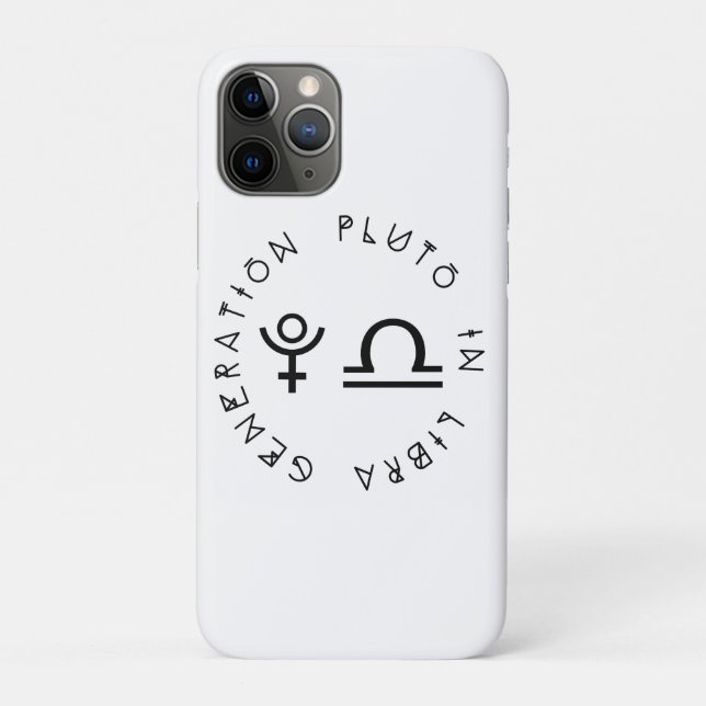 Generation Pluto in Waage Astrologie Sternzeichen Case-Mate iPhone Hülle (Rückseite)