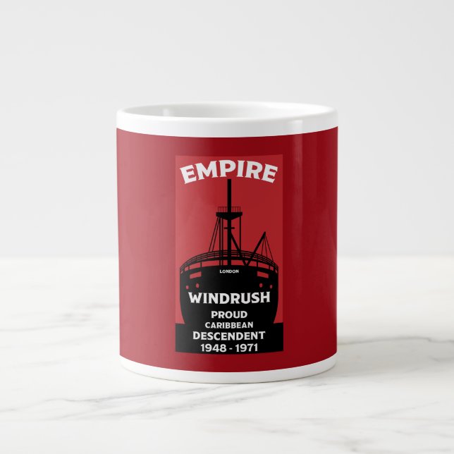 Generation Windrush Jumbo-Tasse (Vorderseite)