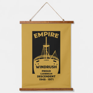 Generation Windrush-T - Shirt Wandteppich Mit Holzrahmen