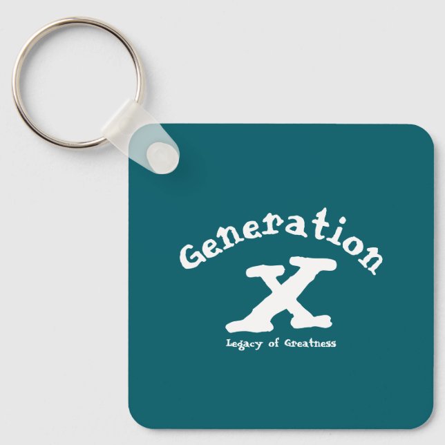 Generation X Akryllischer Schlüsselanhänger (Vorderseite)