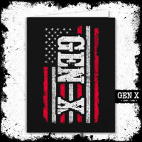 Generation X - Amerikanische Flagge - Proud Gen Xe