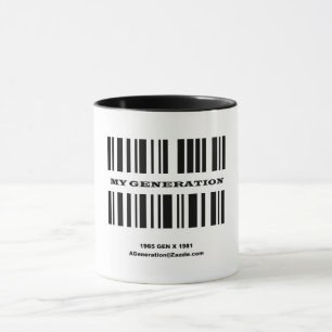 Generation X BAR CODE-Tasse Tasse