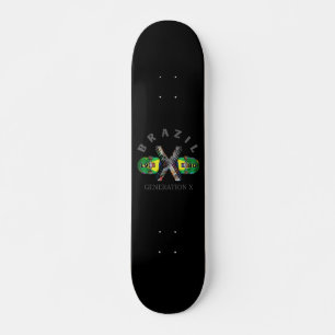 Generation X der 1980er Jahre brasilianisches Skat Skateboard