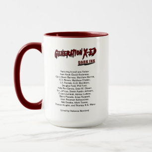 Generation X-ed 15 oz Tasse mit Autorennamen
