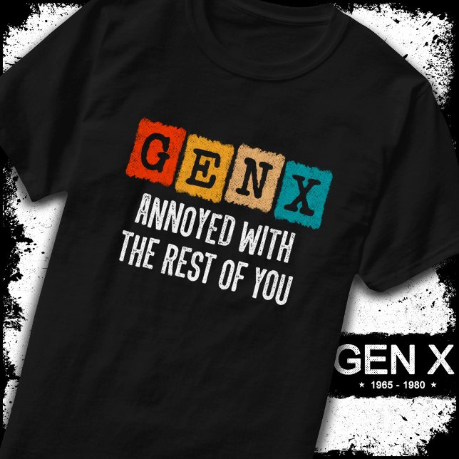 Generation X Gen Xer hat sich über die Erholung vo T-Shirt (Von Creator hochgeladen)