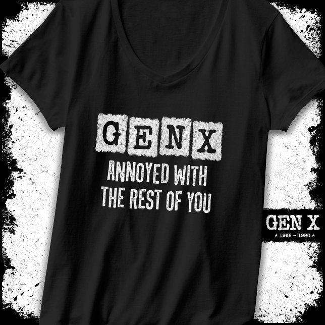 Generation X Gen Xer hat sich über die Erholung vo T-Shirt (Von Creator hochgeladen)