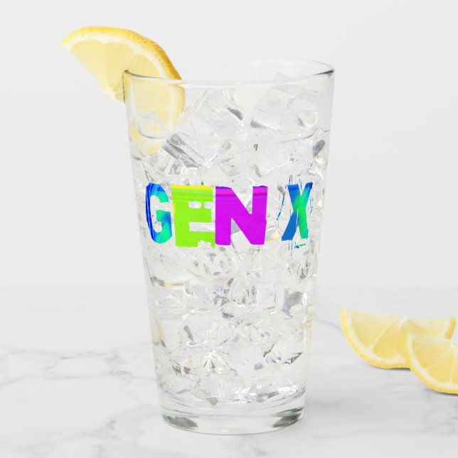 Generation X Glas (Vorderseite Ice)