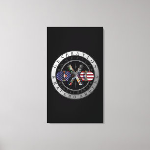 Generation X Kalifornien Leinwanddruck