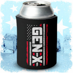 Generation X Proud Gen Xer American Flag Gen X Dosenkühler