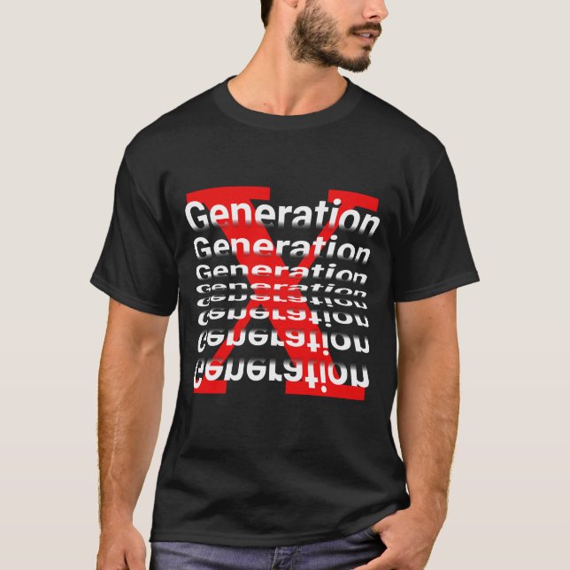 Generation X - Retro T-Shirt (Vorderseite)