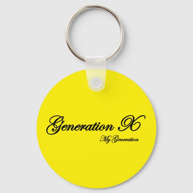 GENERATION X SCHLÜSSELANHÄNGER (Vorderseite)