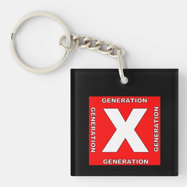 Generation X Schlüsselkette Schlüsselanhänger (Vorderseite)