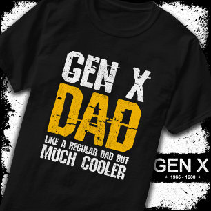 Generation X Vater Gen Xer Vater 60er 70er 80er Va T-Shirt