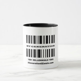 Generation Y BAR CODE-Tasse Tasse