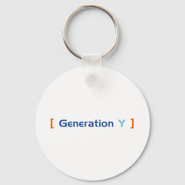 Generation Y Schlüsselanhänger (Vorderseite)