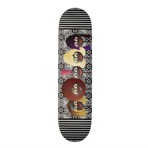 Generationen der Afroamerikaner-Frauen Skateboard