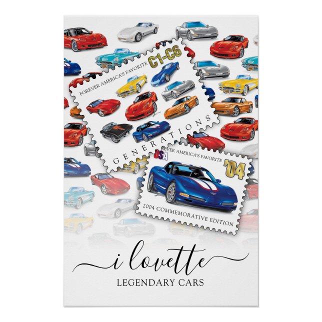 GENERATIONEN DER AUTOMOBILKUNST POSTER (Vorderseite)