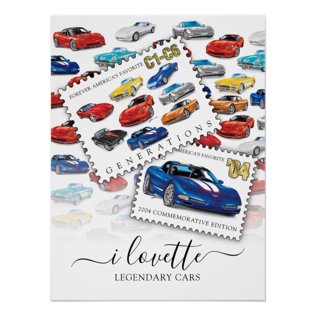 GENERATIONEN DER AUTOMOBILKUNST POSTER (Vorderseite)