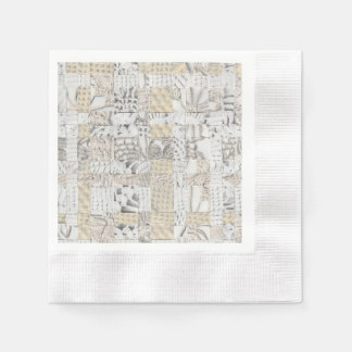 Generationen/weiß Serviette