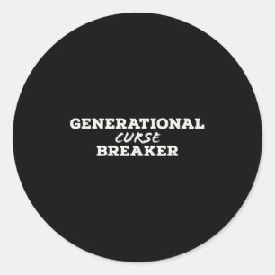 Generationenfluch - Inspiration, Motiva Runder Aufkleber