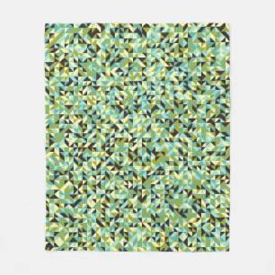 Generative abstrakt geometrische Musterberechnung Fleecedecke