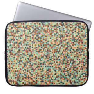 Generative abstrakt geometrische Musterberechnung Laptopschutzhülle