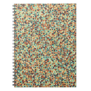 Generative abstrakt geometrische Musterberechnung Notizblock