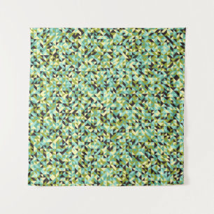 Generative abstrakt geometrische Musterberechnung Wandteppich