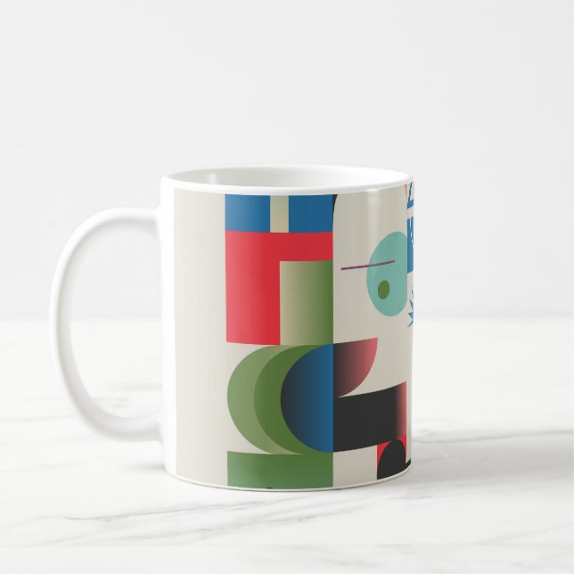 Generative Design-Grafik Kaffeetasse (Links)
