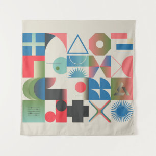 Generative Design-Grafik Wandteppich