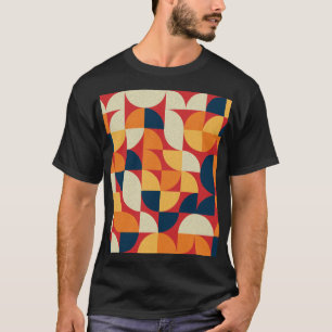 Generative Kunst: Bunte Quarterzirkel T-Shirt