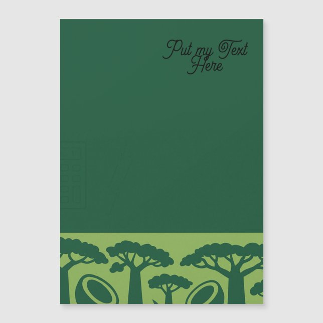 Generic Baobab Coconut Magnetkarte (Vorderseite)